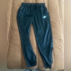 Nike Black Satin Joggers size L